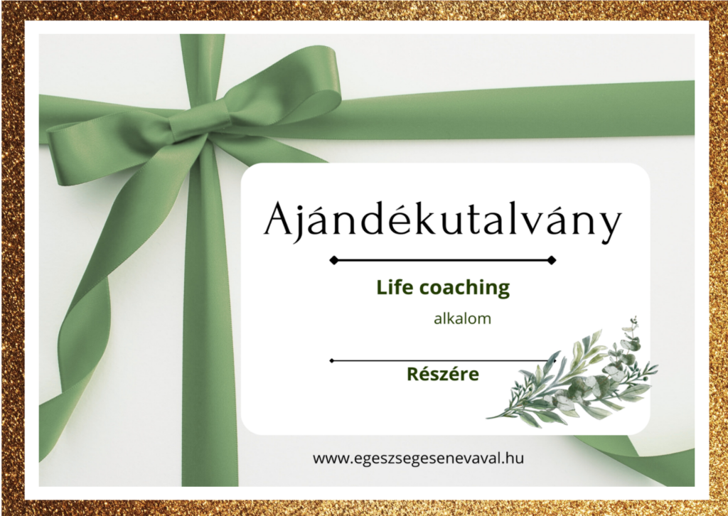 Life coaching, önismeret ajándékutalvány